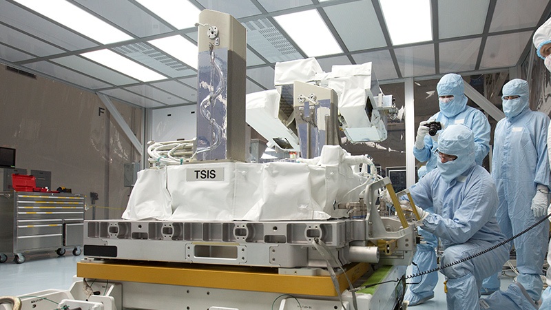 Solar radiation instruments bound for space station