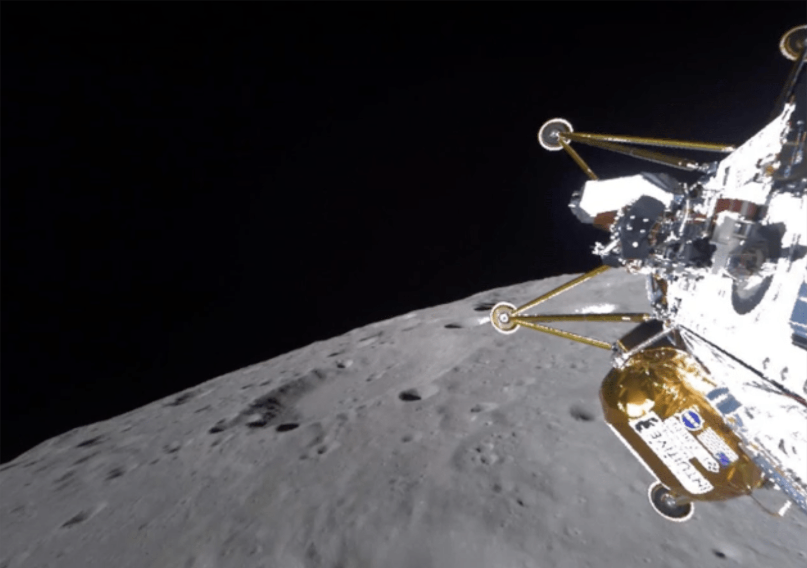 Latest commercial moon spacecraft makes troubled landing