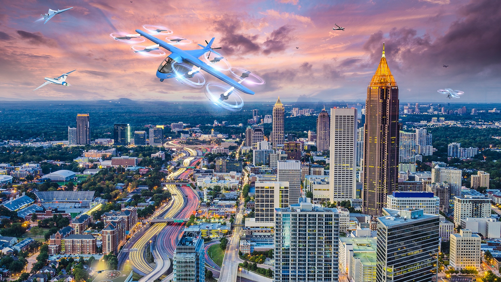 Industry must improve public perception of electric air taxis, panel says