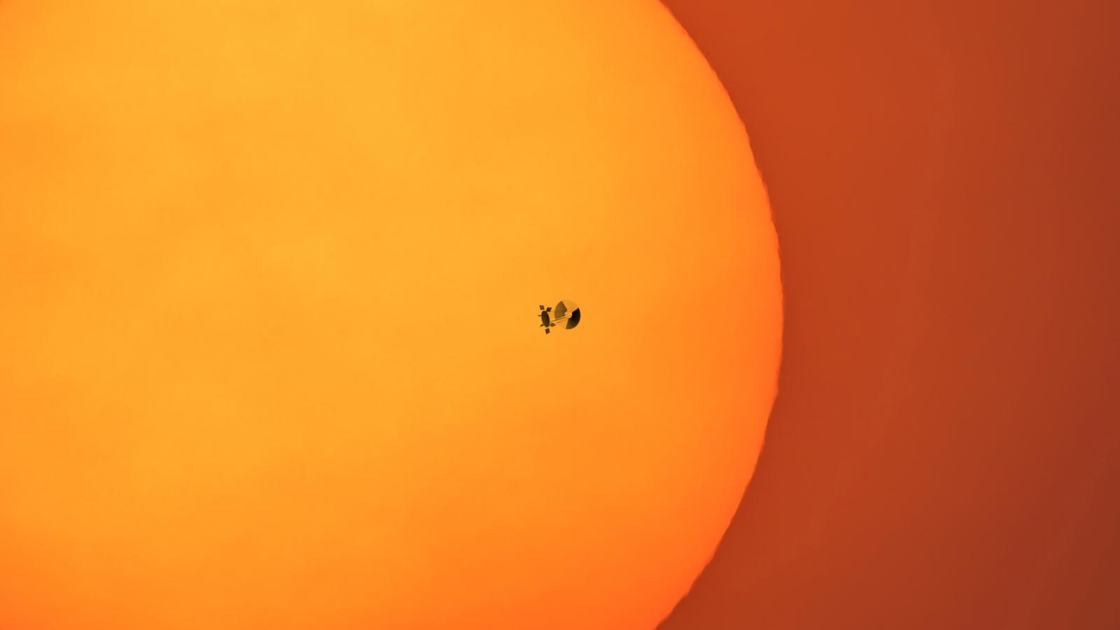 Harvesting sunlight in space