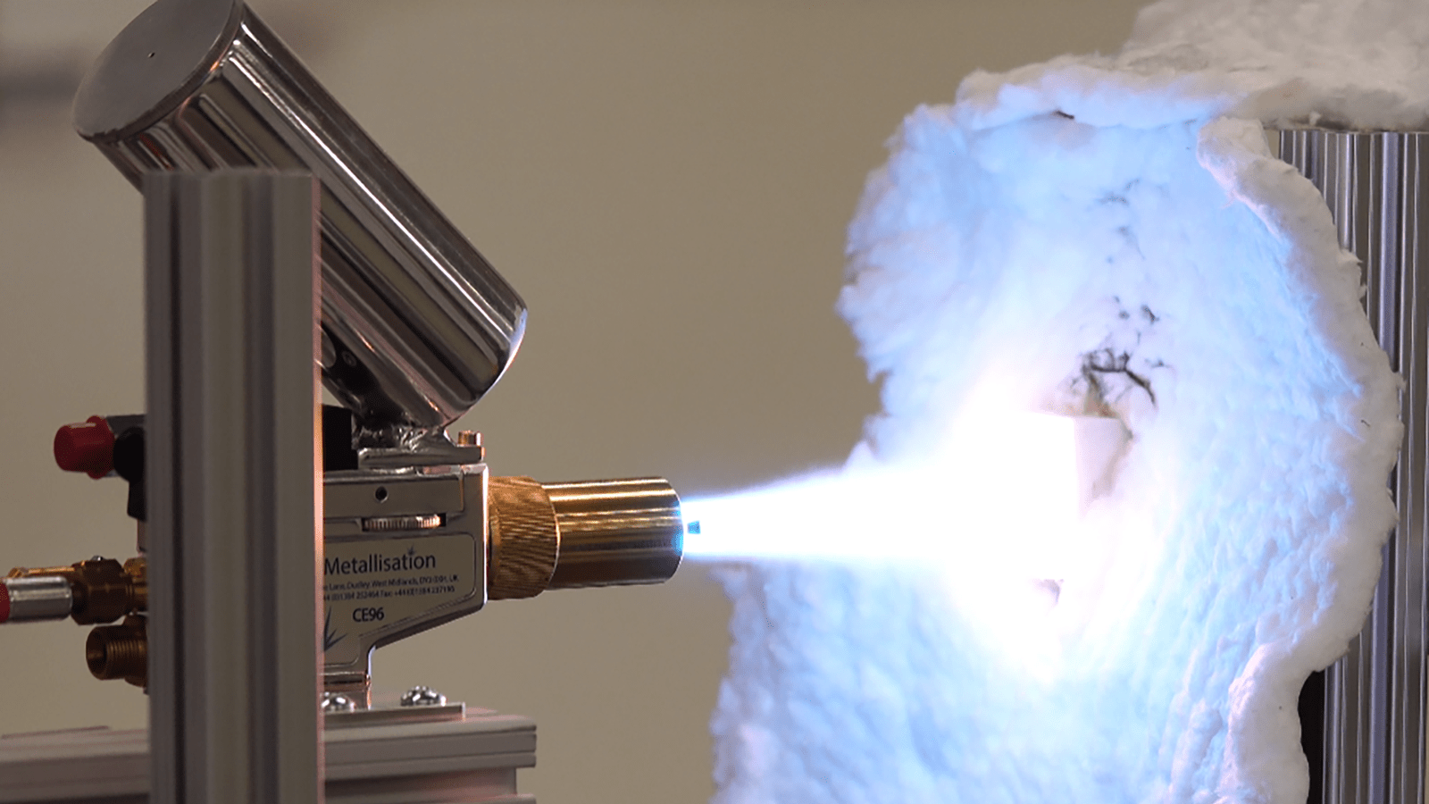 Canopy Aerospace torch test