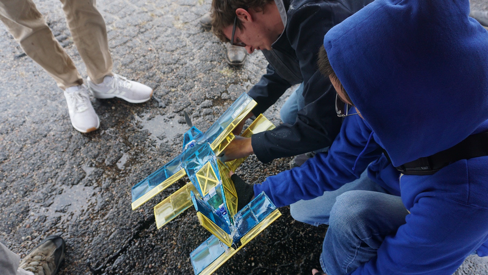 Late-night work helps Clarkson University win AIAA’s remote aircraft contest