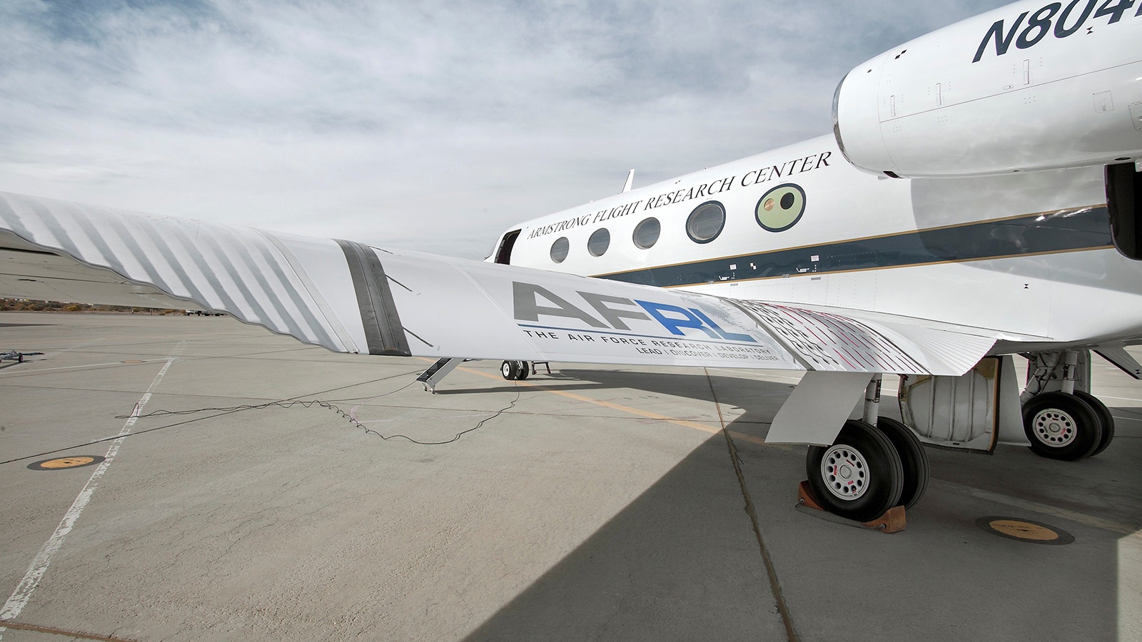 A small aircraft with