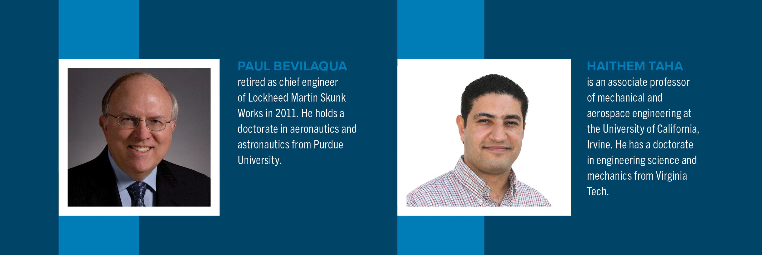 Left: A man with glasses and a bald head smiles in a professional headshot. Text: 